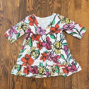 Roller Rabbit Vibrant Floral Blouse